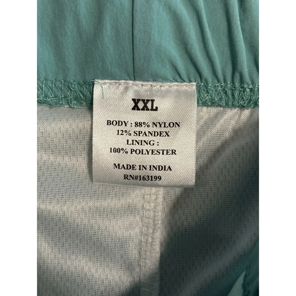5B‎ Swim Shorts NWT Teal Mens Size 2XL Lined Elastic/Tie Waist Pockets